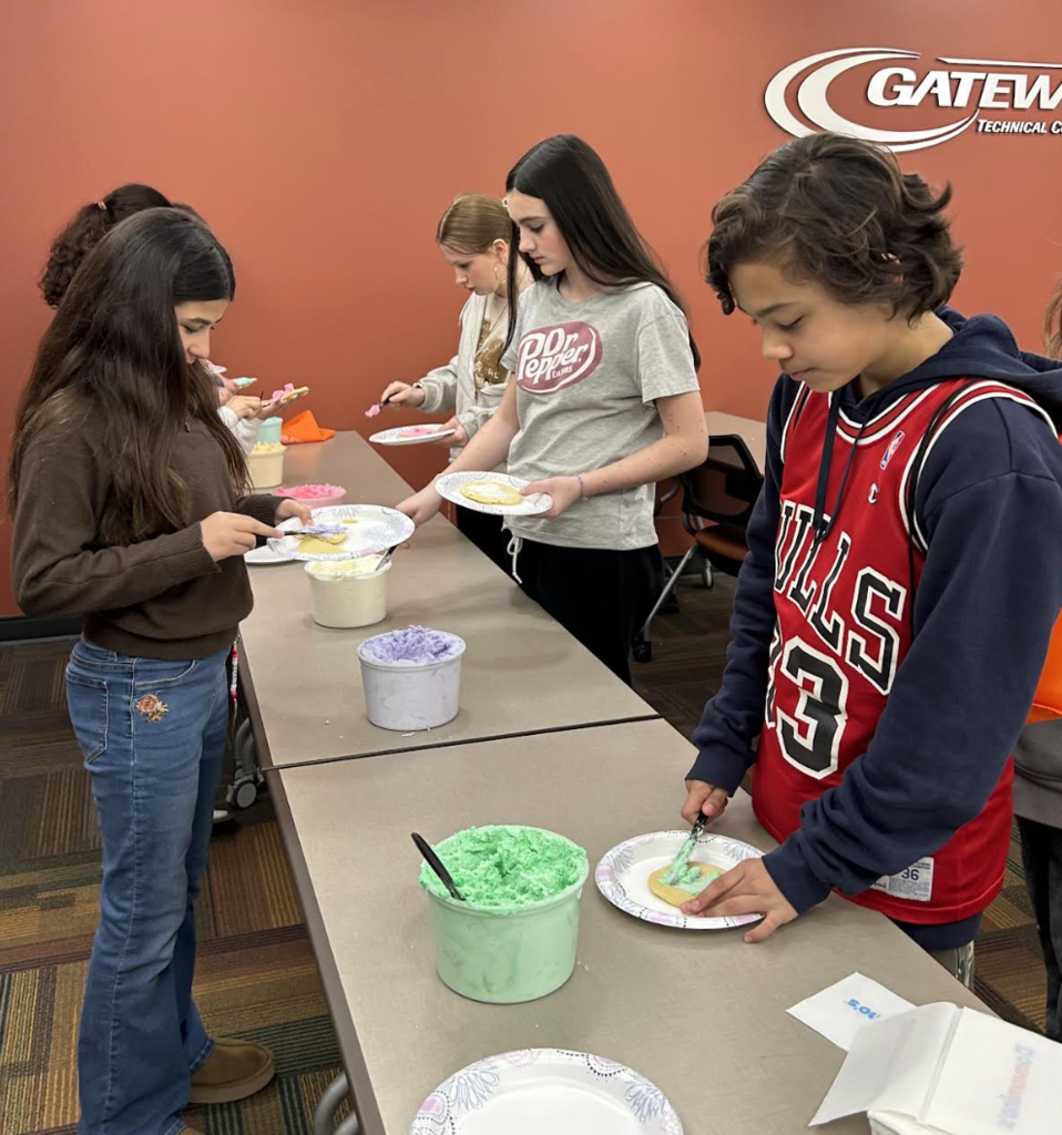 Student hands on experience 8 at a station at Gateway Technical's Middle School Expo