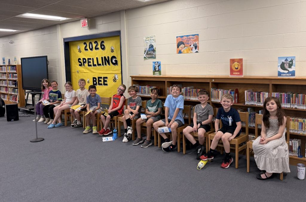 Students who took part in the all school BES spelling bee