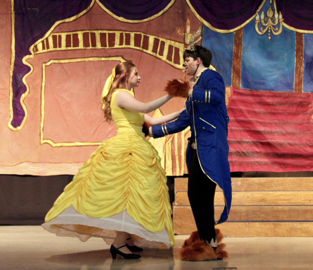 Belle and Beast dancing