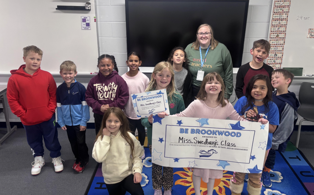Miss Swedburg's Be Brookwood Class Award