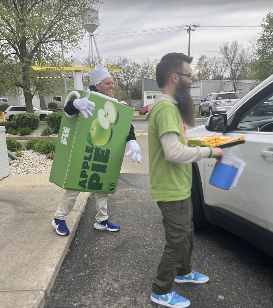 Staff at McTeacher Night 2