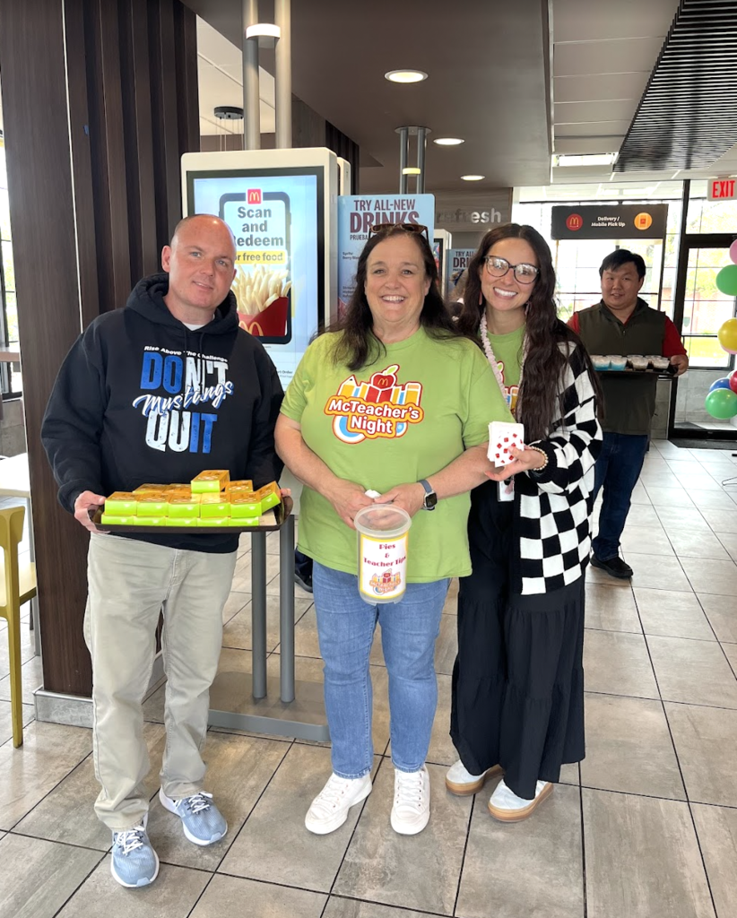 Staff at McTeacher Night