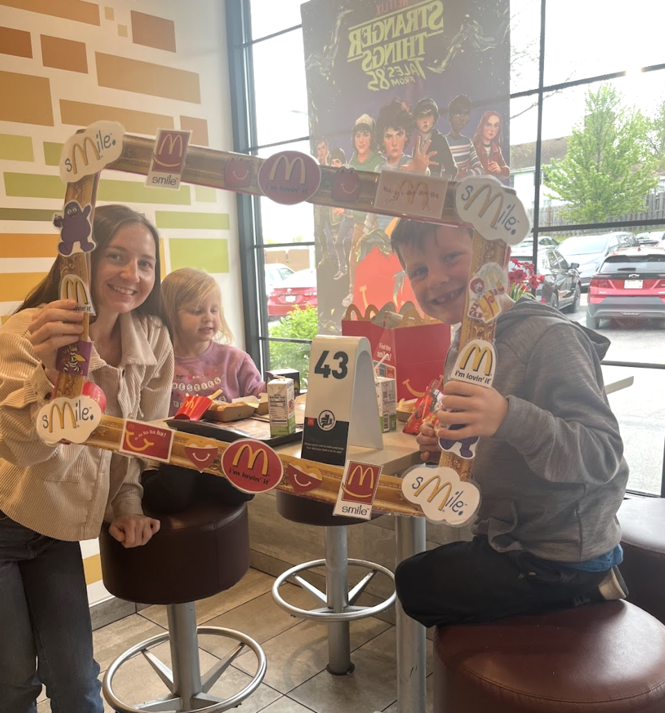 Families at McTeacher Night 2