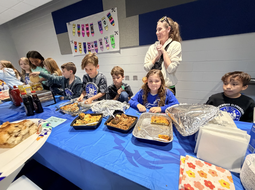 Kindness Squad with breakfast for staff 6