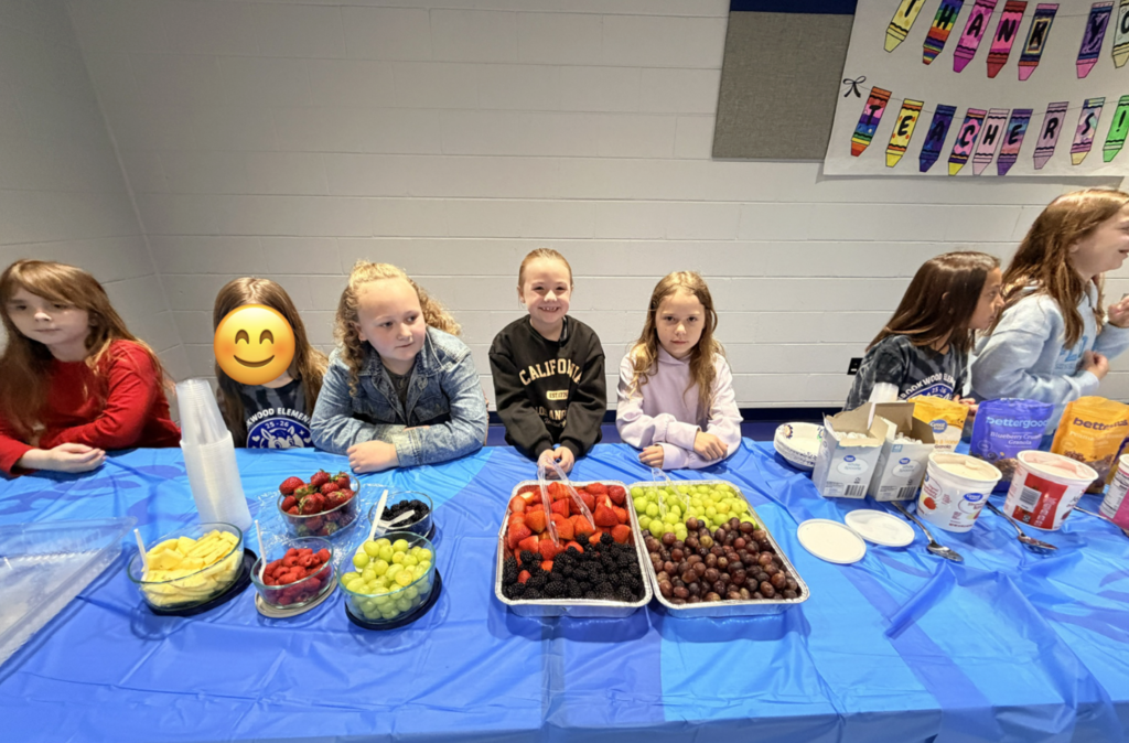 Kindness Squad with breakfast for staff 8