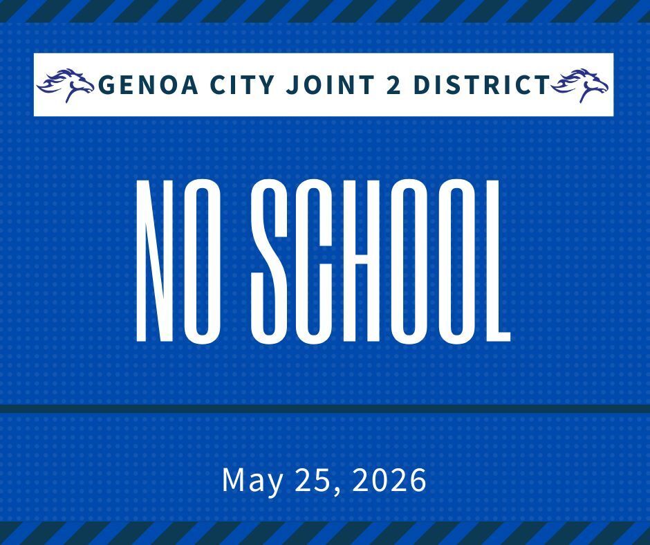 GCJ2 No School: May 25, 2026