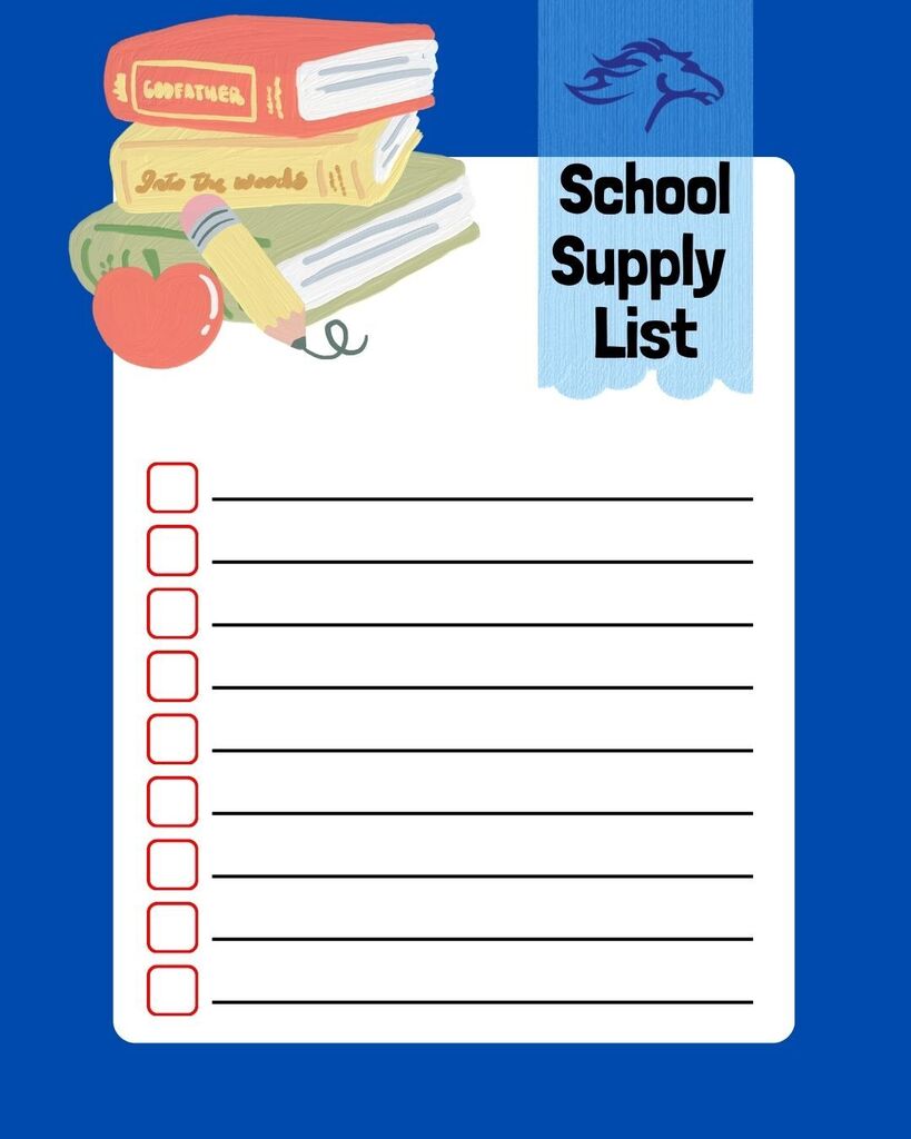 School Supply List