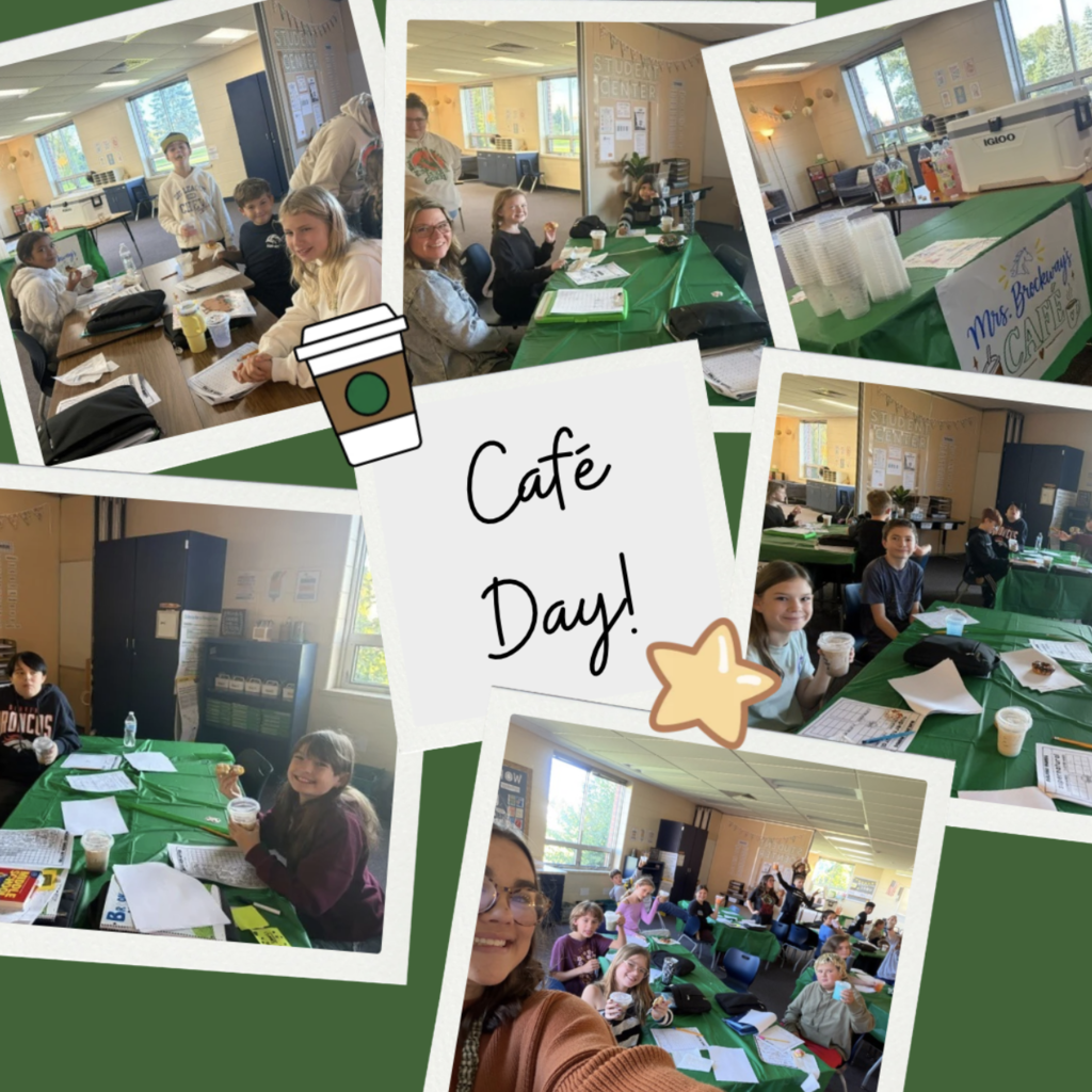 6th Grade Cafe Day Group Picture