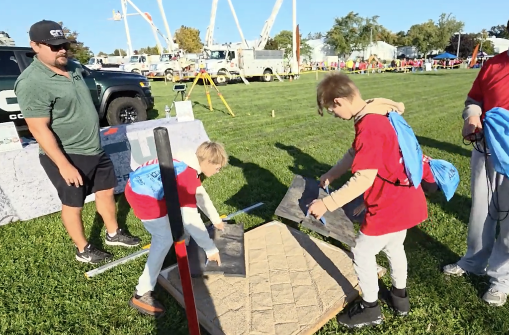7th & 8th at build my future experience stamping flooring