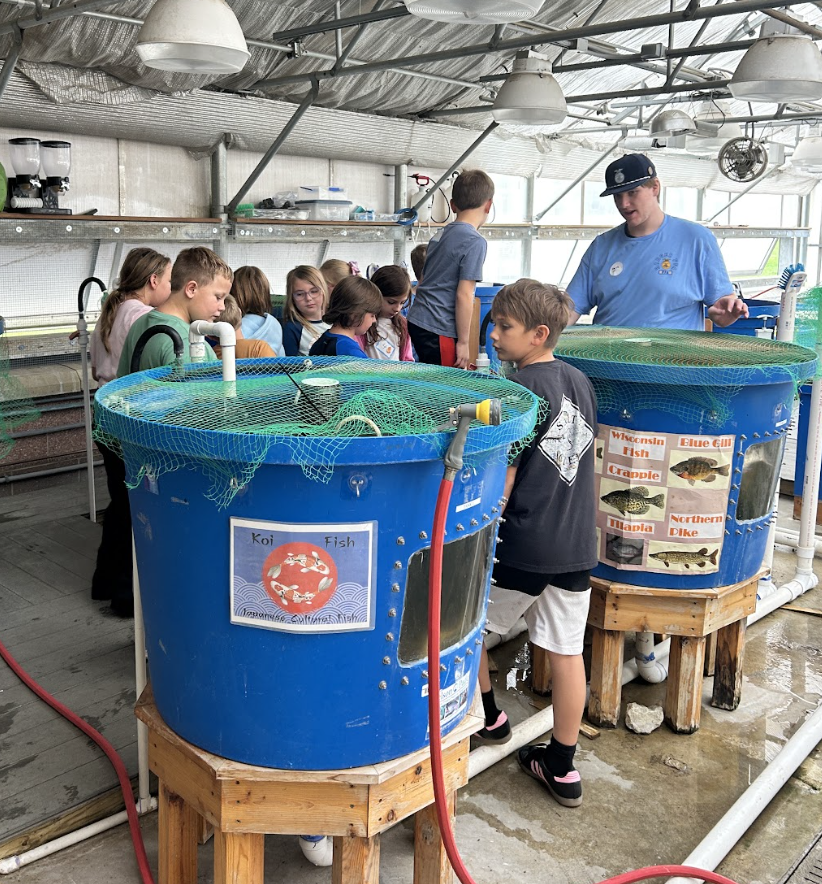 Fish tanks at Ag Day