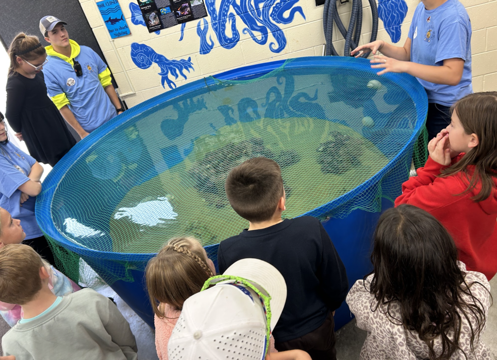 Tank at Ag Day with fish
