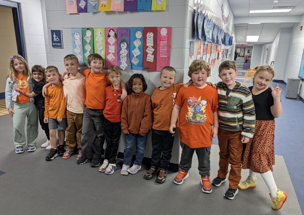 Students dressed up for Unity Day