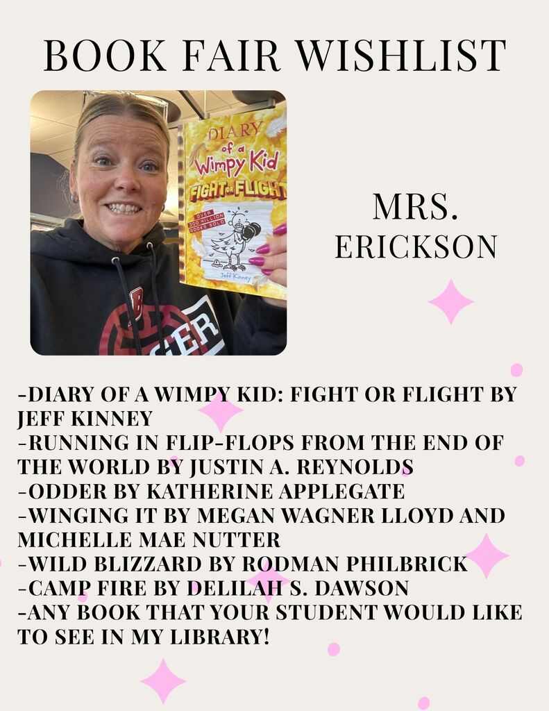 Erickson Wishlist