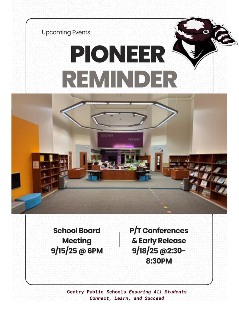 Pioneer Reminder 9/12/25