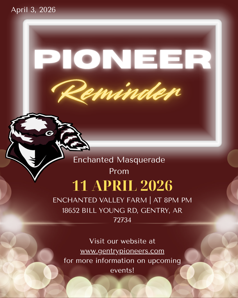Pioneer Reminder 4.3.26