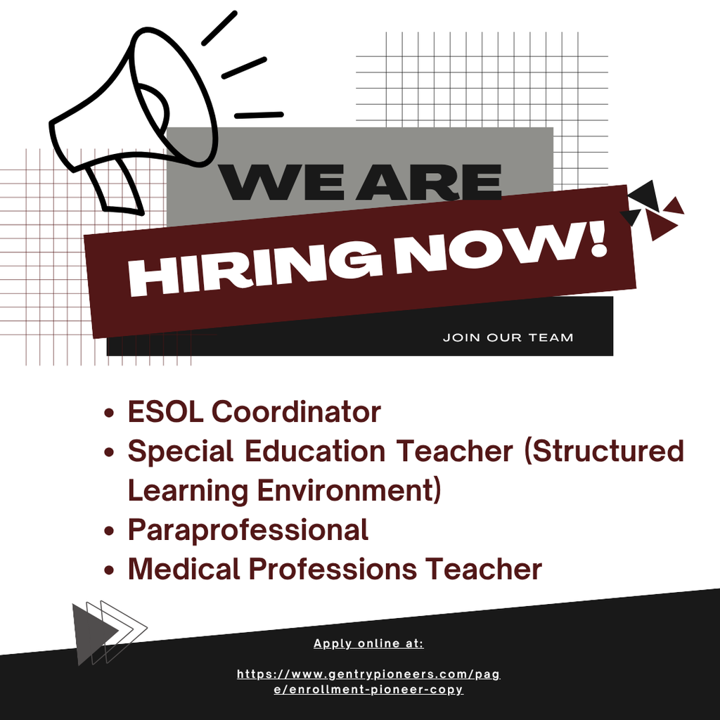 Hiring Flyer 4/24/26