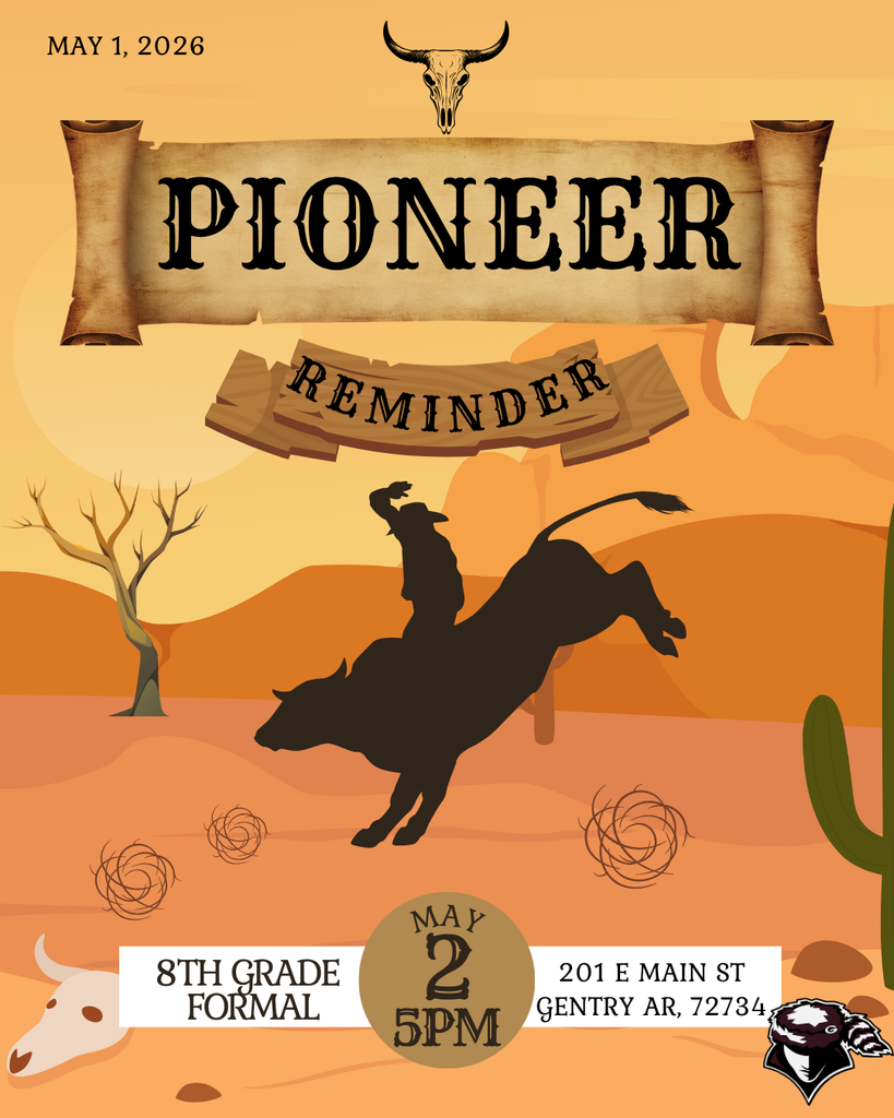 Pioneer Reminder 5.1.26