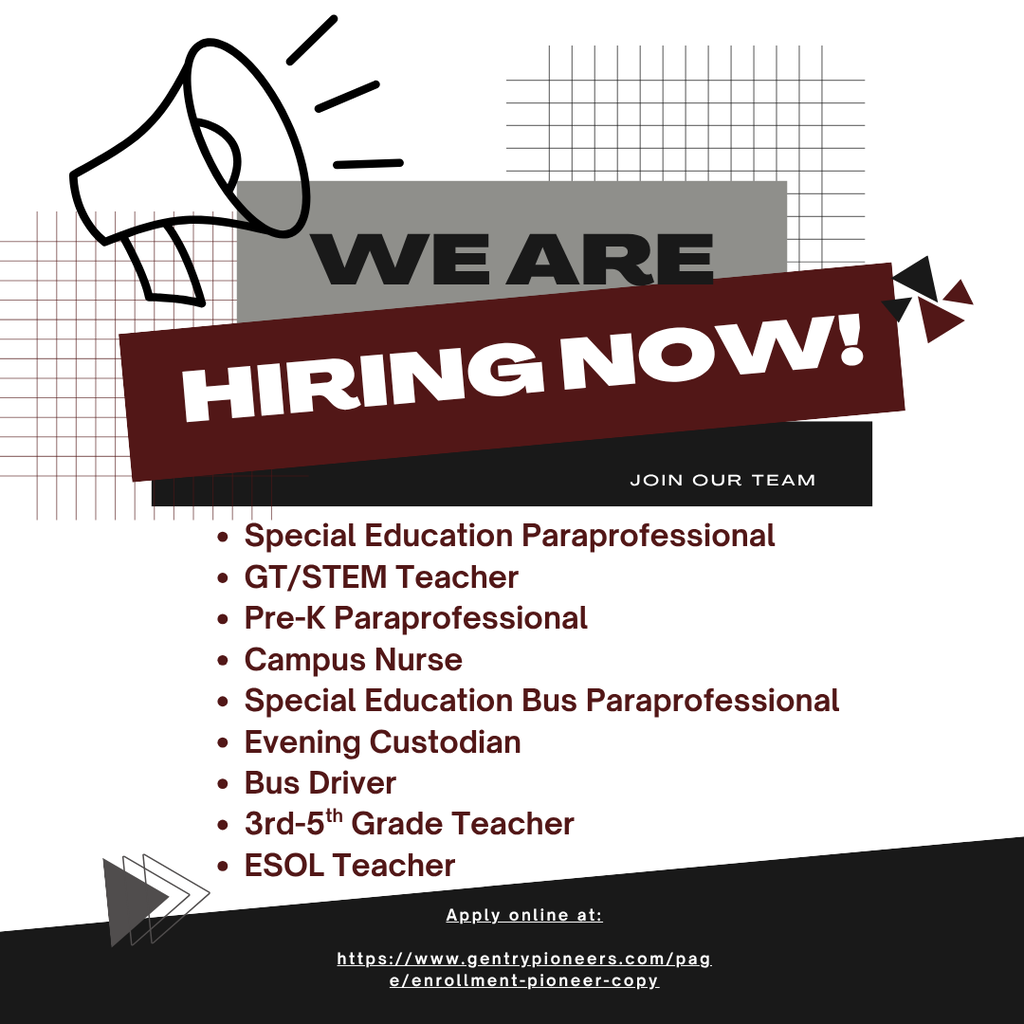 Hiring Flyer 5/20/26