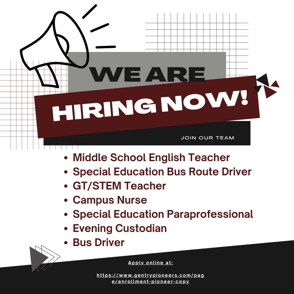Hiring Flyer 5/27/26