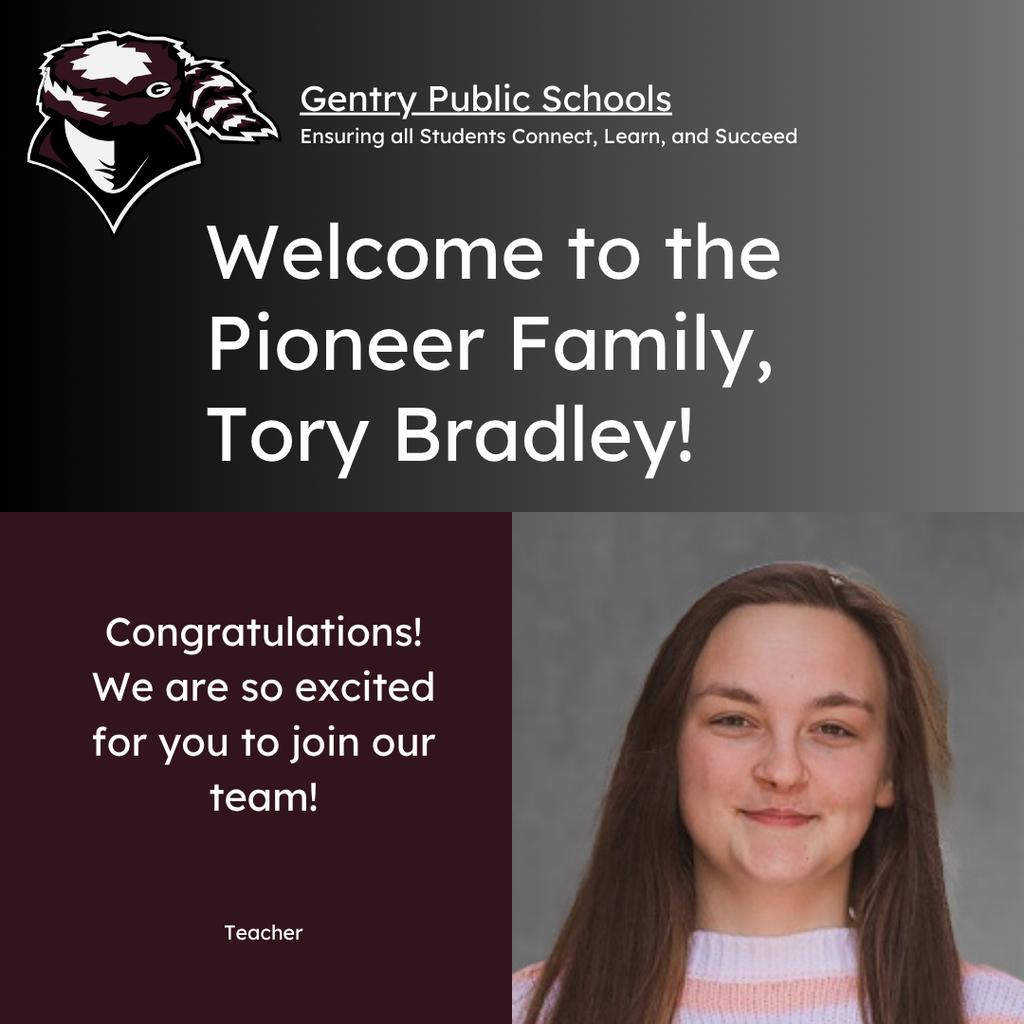 New Hire Tory Bradley