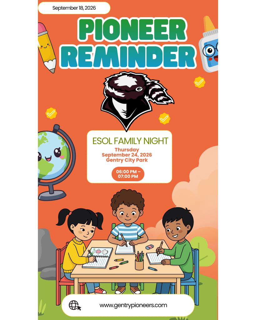 Pioneer Reminder 9.18.26
