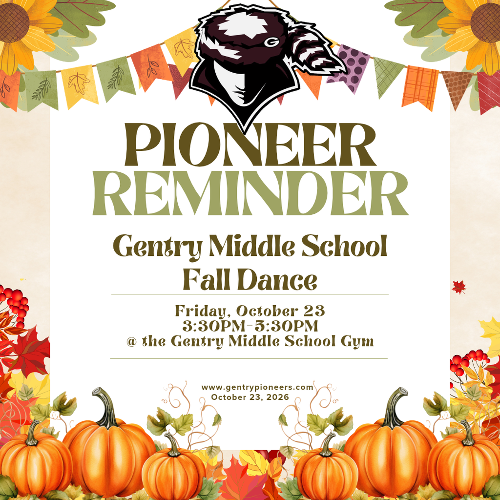 Pioneer Reminder 10.23.26