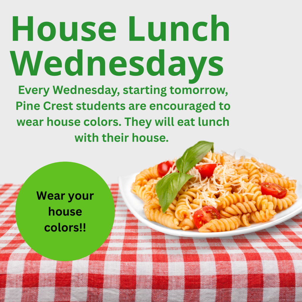 House Lunches Announcement (1)