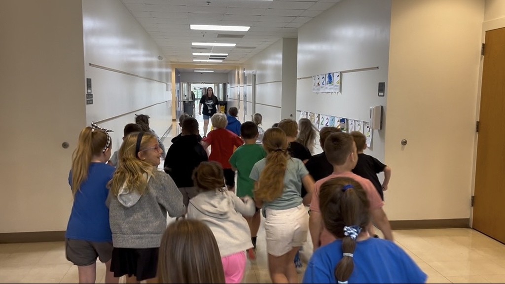 Students in Mrs. Davis's 2nd grade class had some fun in the hallway learning about the word, stampede, from their Wit and Wisdom lesson. Needless to say, everyone had fun stampeding down the hallway!