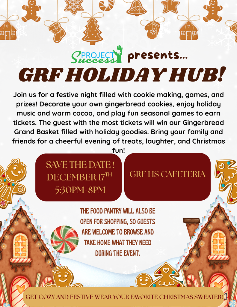 GRF Holiday HUB Flyer