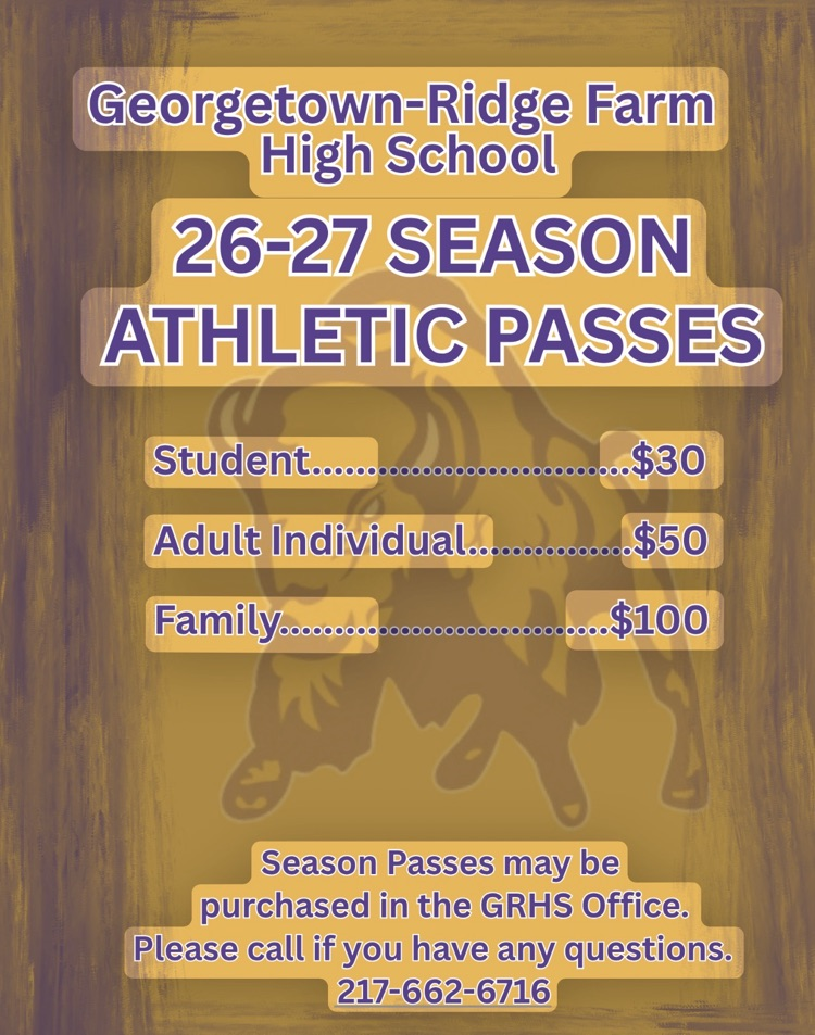 GRFHS Athletic Pass