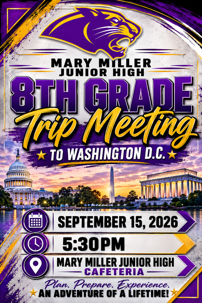 8th Grade Trip Meeting...