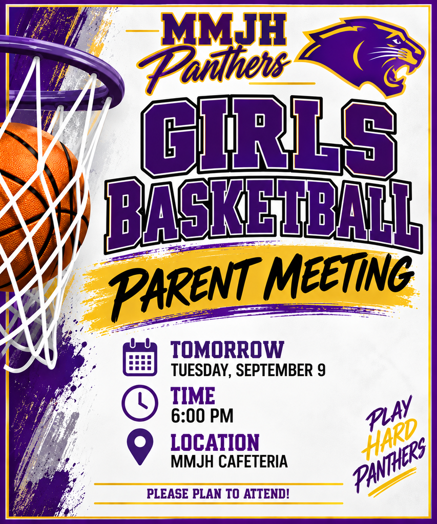 MMJH Girls Basketball Parent Meeting