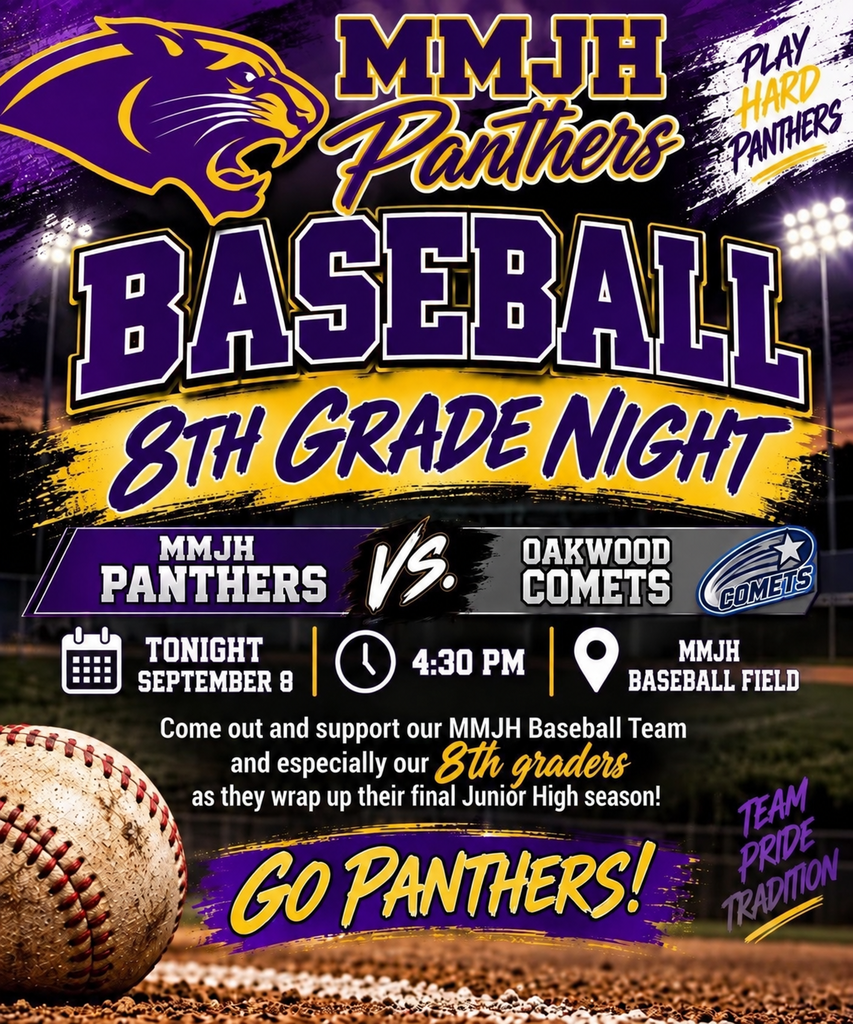 MMJH Baseball 8th Grade Night