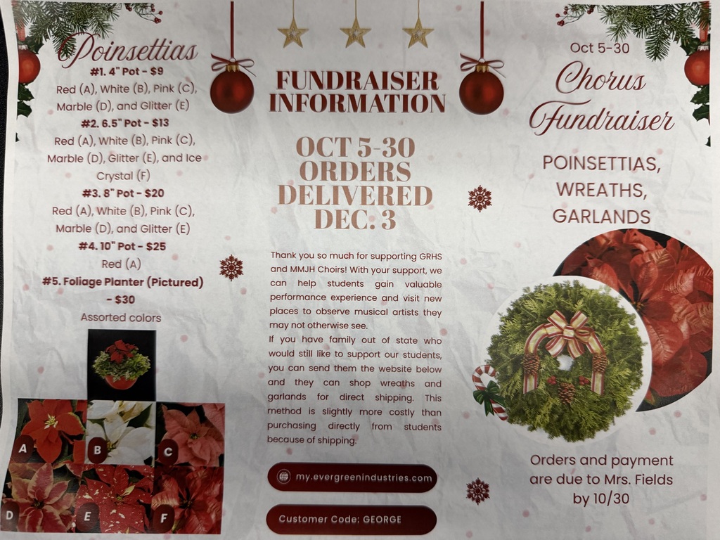 Poinsettia Fundraiser