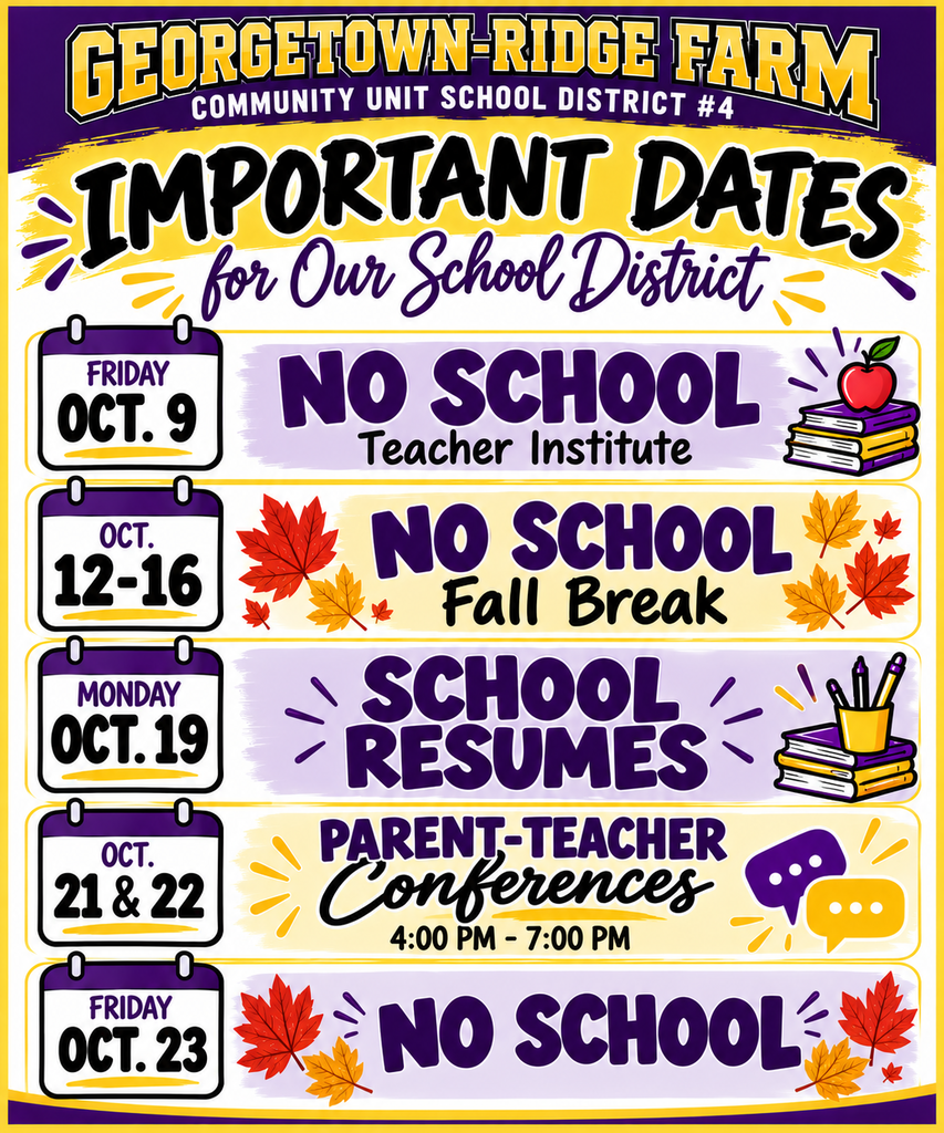 Fall Schedule