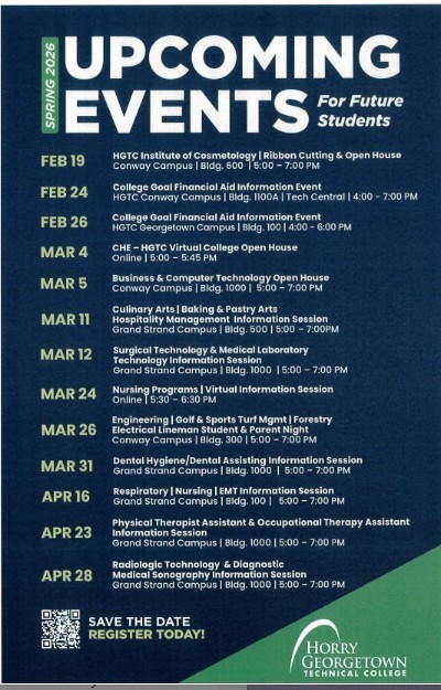 Upcoming Events HGTC