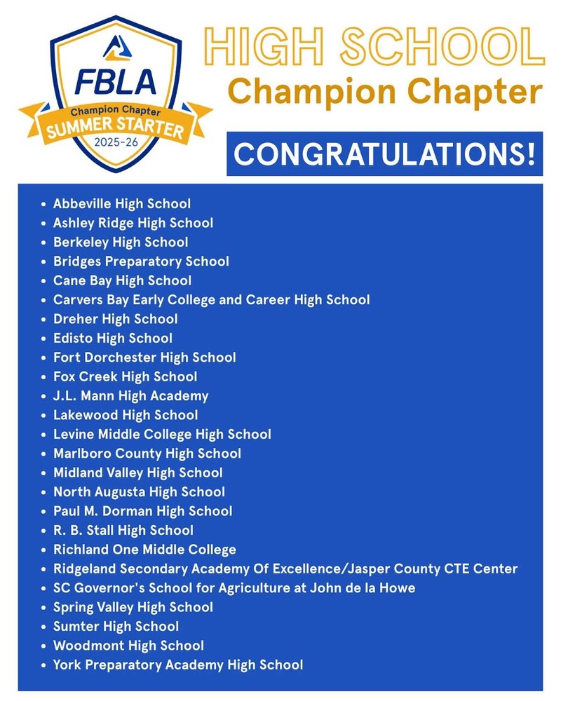 FBLA Champion Chapter