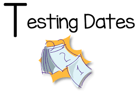 End-of-the-Year Testing Dates
