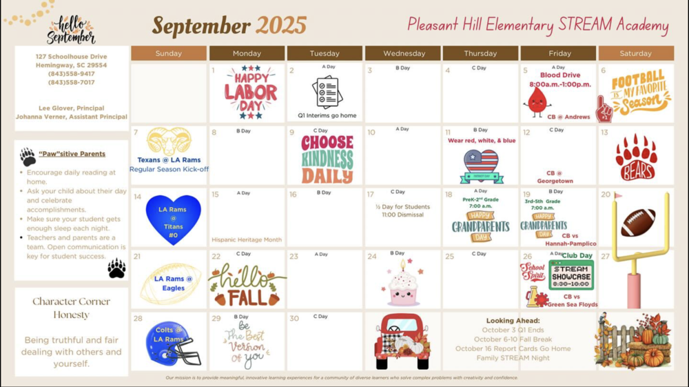 September Calendar