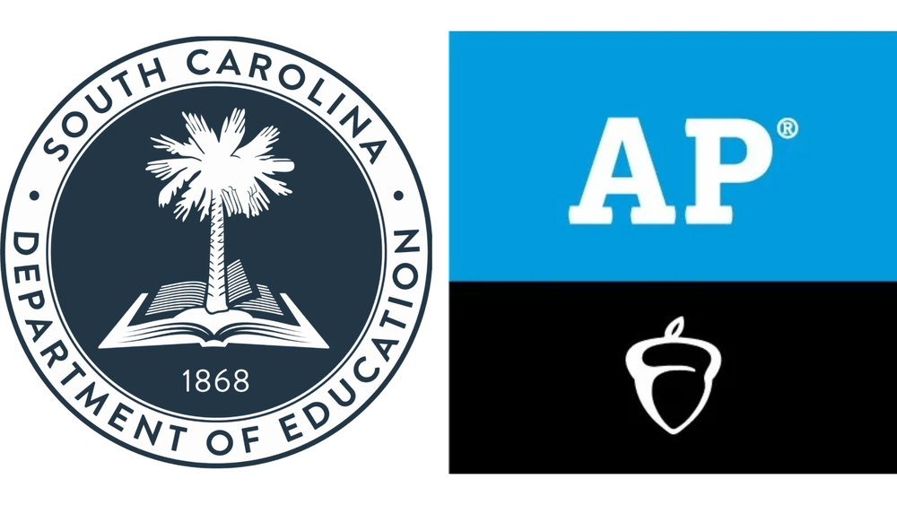 sc dept of ed logo and ap logo