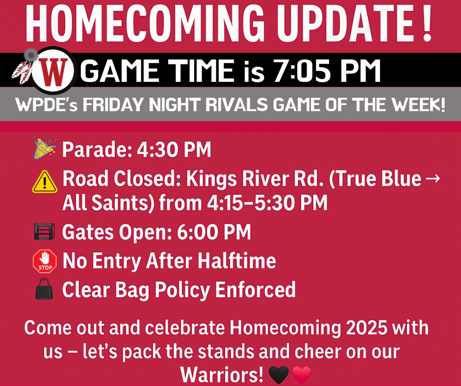 Homecoming times graphic