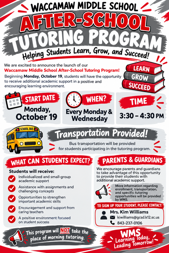 WMS After- School Tutoring Program