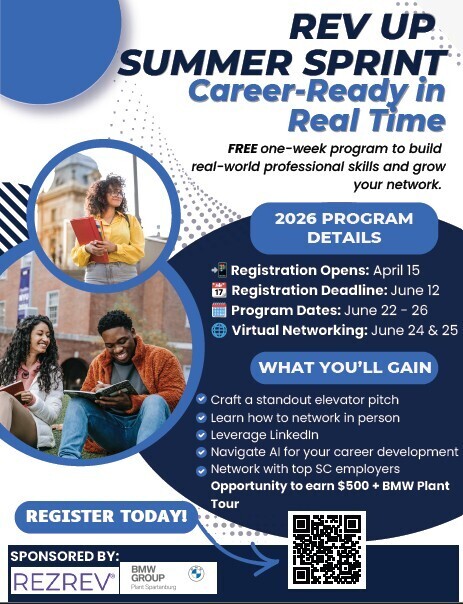 REV UP SUMMER SPRINT REV UP SUMMER SPRINT Career-Ready in Real Time