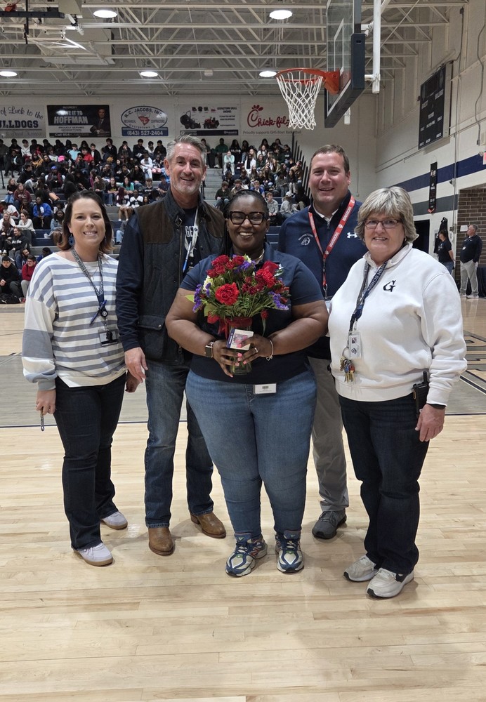 We are proud to announce our new GHS Support Staff of the Year, Mrs. Sharee Cohens! Thank you for all that you do!