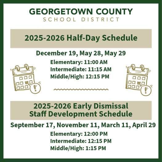 Dismissal dates