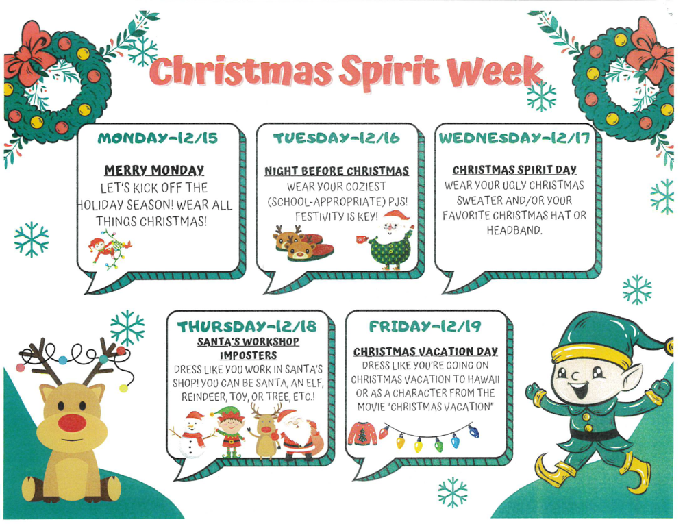 Christmas Spirit Week