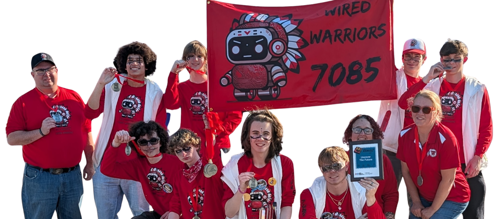 Wired Warriors with state medals