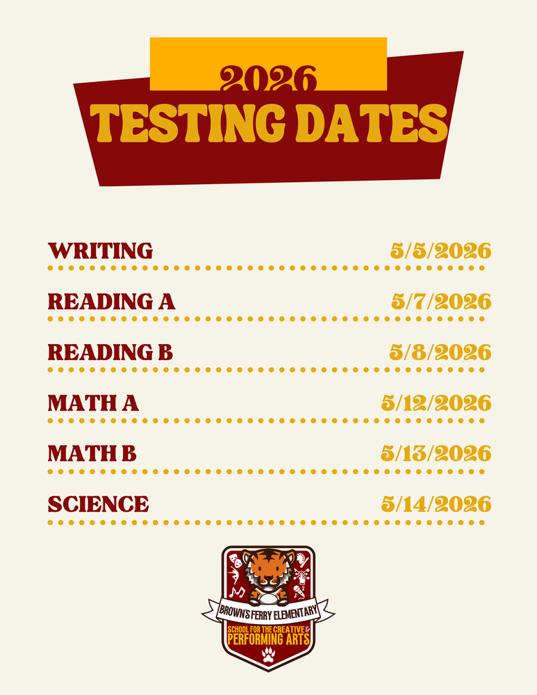 2026 Testing Dates