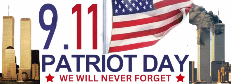 Patriots Day. This is a short clip of the American flag flying over the Twin Towers during 911 and the beautiful Memorial erected for all of those who were lost. We will never forget!