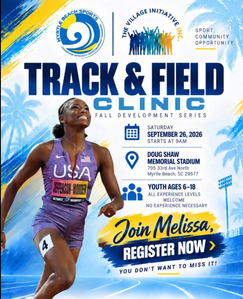 Track & Field Clinic dates  with Melissa Jefferson-Wooten
